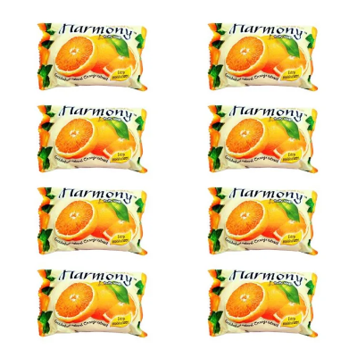 Picture of Harmony Fruity Orange Soap Combo Pack 8 Pieces(Orange,Fruity)