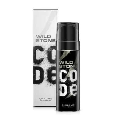 Picture of Imported Wild Stone Code Body Perfume for Men 120ml(Chrome,Body)