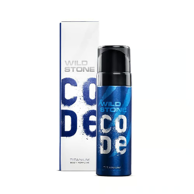 Picture of Imported Wild Stone Code Titanium Body Perfume for Men 120ml(Titaniam,Body)