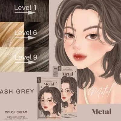 Picture of Kota Cosmetics Hair Color Hair Dye Kota Cosmetics Color Cream(Metal)