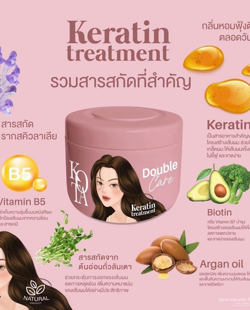 Picture of Kota Double Care Keratin Treatment Hair Mask 250ml