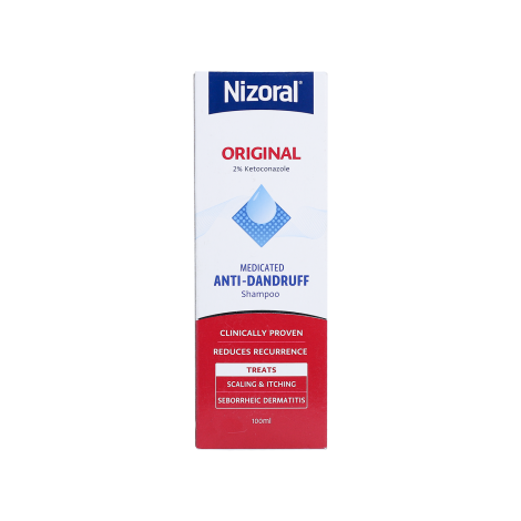 Picture of Nizoral Original 2% Ketoconazole Medicated Anti-Dandruff Shampoo (Made in Thailand) 100ml