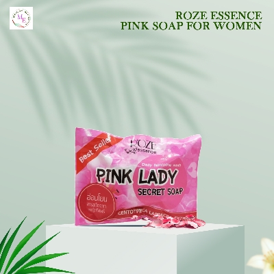 Picture of ROZE Essence Pink Soap For Women 30g(Pink,)