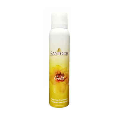 Picture of Santoor Deodorant Body Spray For Women 150 ml(Yellow,Body)