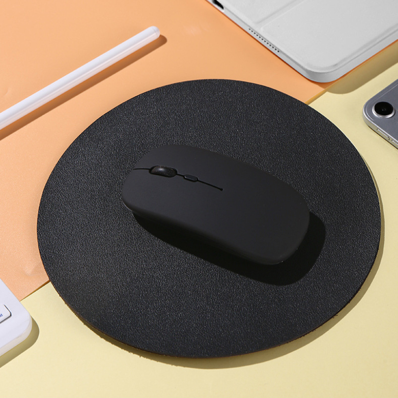 Picture of Bluetooth Mouse for Laptops, Desktops, Tablets, iPads, iPhones, and Smartphones  Dual-Mode 2.4GHz Optical Rechargeable Wireless Mouse  Stylish, Ergonomic, Ultra-Slim Design-Nadra-NM01(Black)