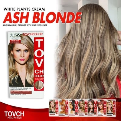 Picture of Tov Ch Hair Color Cream 80ml*2 Ash Blonde 3.22(3.22)