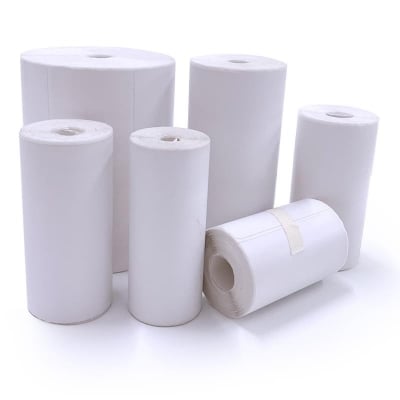 Picture of Steadfast Courier Label 50x75mm Small Roll around 85 Labels per Roll, 2x3 inches) for PT260 58mm printer Direct Thermal DT Stickers  Shipping Labels  Premium Self-Adhesive Thermal Labels - White(50x75-Roll-1-Small)