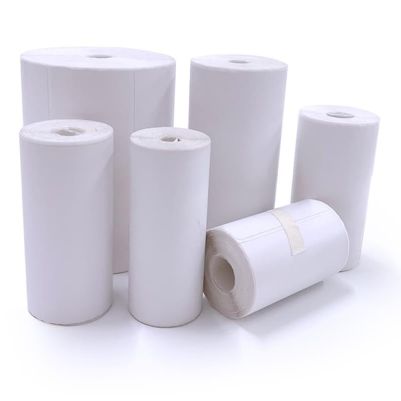 Picture of Steadfast Courier Label 50x75mm Small Roll around 85 Labels per Roll, 2x3 inches) for PT260 58mm printer Direct Thermal DT Stickers  Shipping Labels  Premium Self-Adhesive Thermal Labels - White(50x75-Roll-10-Small)