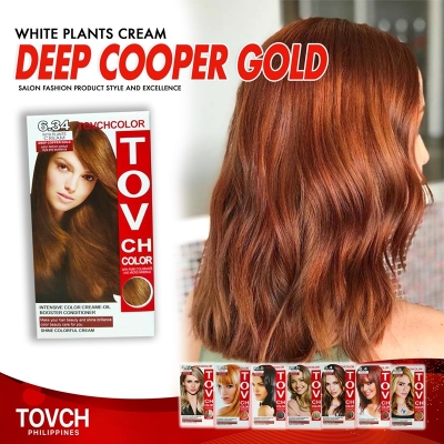 Picture of Tovch Intensive Hair Color Creame Conditioner Shine Colorful Cream 80ml*2(6.34)