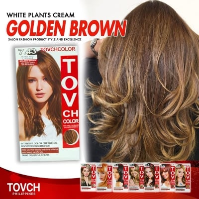 Picture of Tovch Intensive Hair Color Creame Conditioner Shine Colorful Cream 80ml*2(7.43)