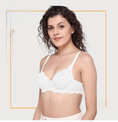 Picture of Ring Border Push-up Padded Bra For Woman .