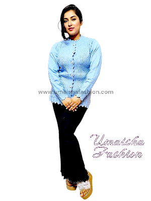 Picture of Women's Long Sleeve Cable Knit Design Sweater Open Front Cardigan