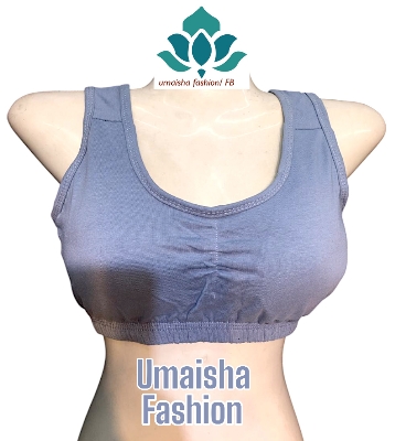 Picture of Pure Cotton Comfortable School/ College Girls Short Semis Padded Bra - 1pcs