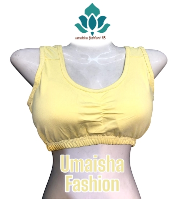 Picture of Pure Cotton Comfortable School/ College Girls Short Semis Padded Bra - 1pcs