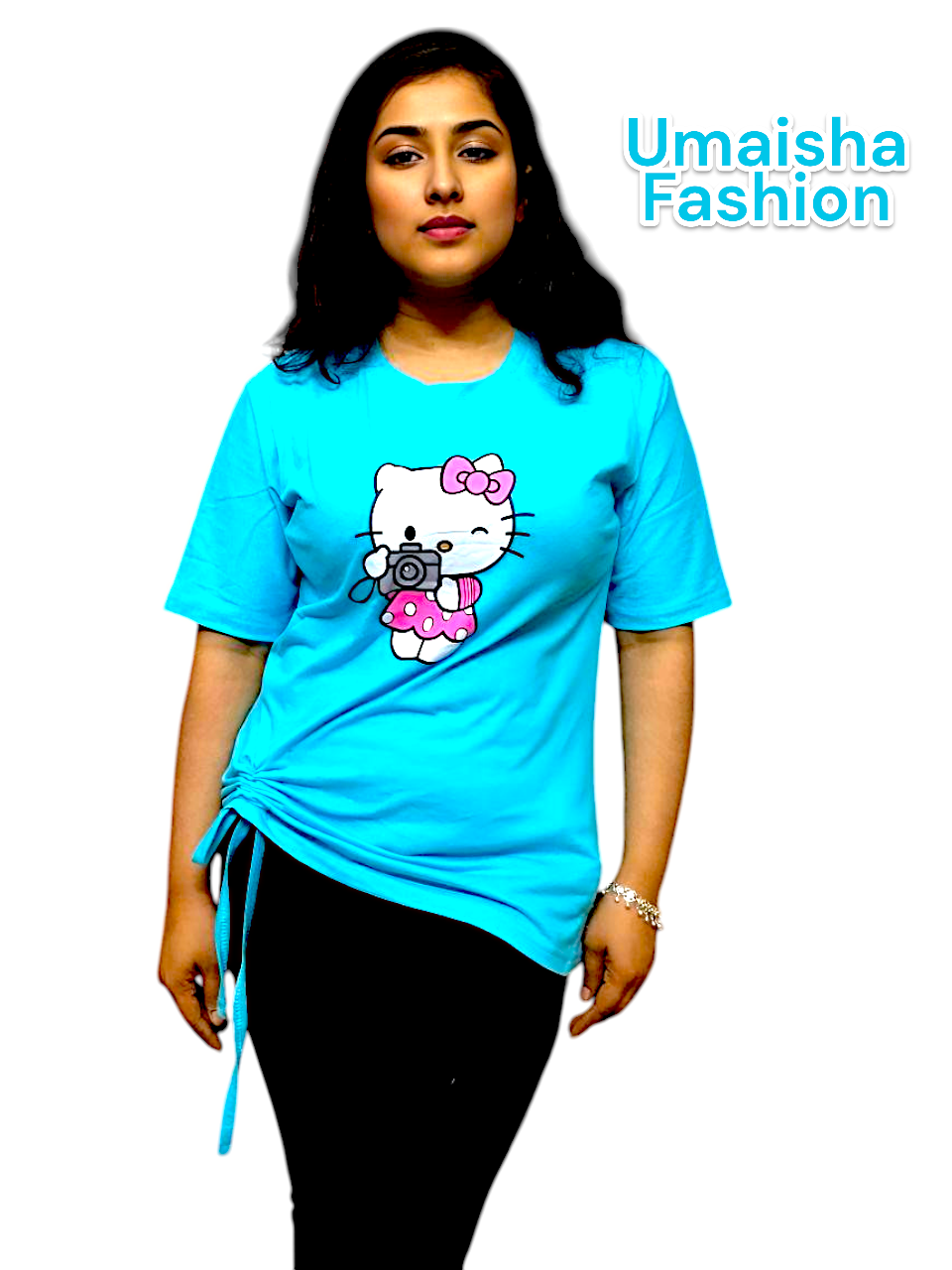 Picture of The secret of getting ahead is getting started Ladies Lace Push Cotton T-Shirt