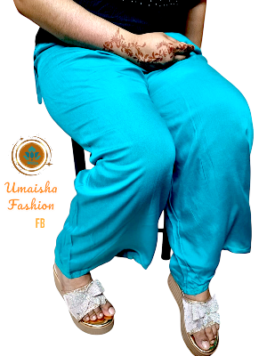 Picture of Womens Plazzo Pants High Quality Fabrics Summer  Wear Casual Palazzo .