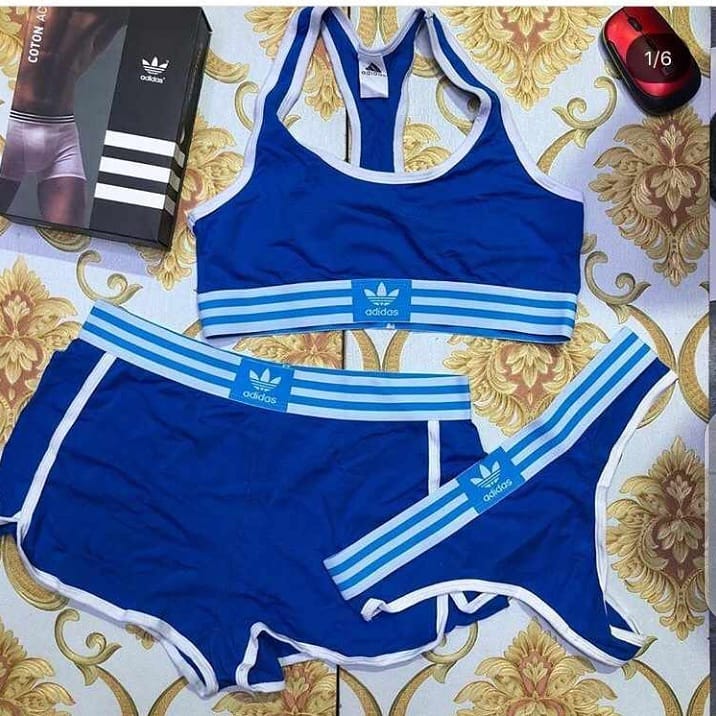 Picture of Women'S Modern Cotton Panty And Tops 3 Pcs Set
