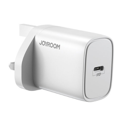 Picture of Joyroom 20W PD Fast Wall Charger Nano Fast Charger For IPhone 14 Compact Fast Charger UK Plug - White