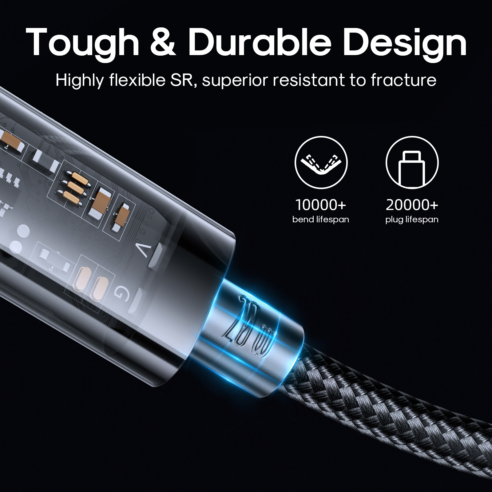 Picture of Joyroom S-CL020A12 Type-C to Lightning PD 20W Data Cable 1.2m For Iphone - Blue