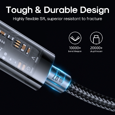 Picture of Joyroom S-CL020A12 Type-C to Lightning PD 20W Data Cable 1.2m For Iphone - Blue