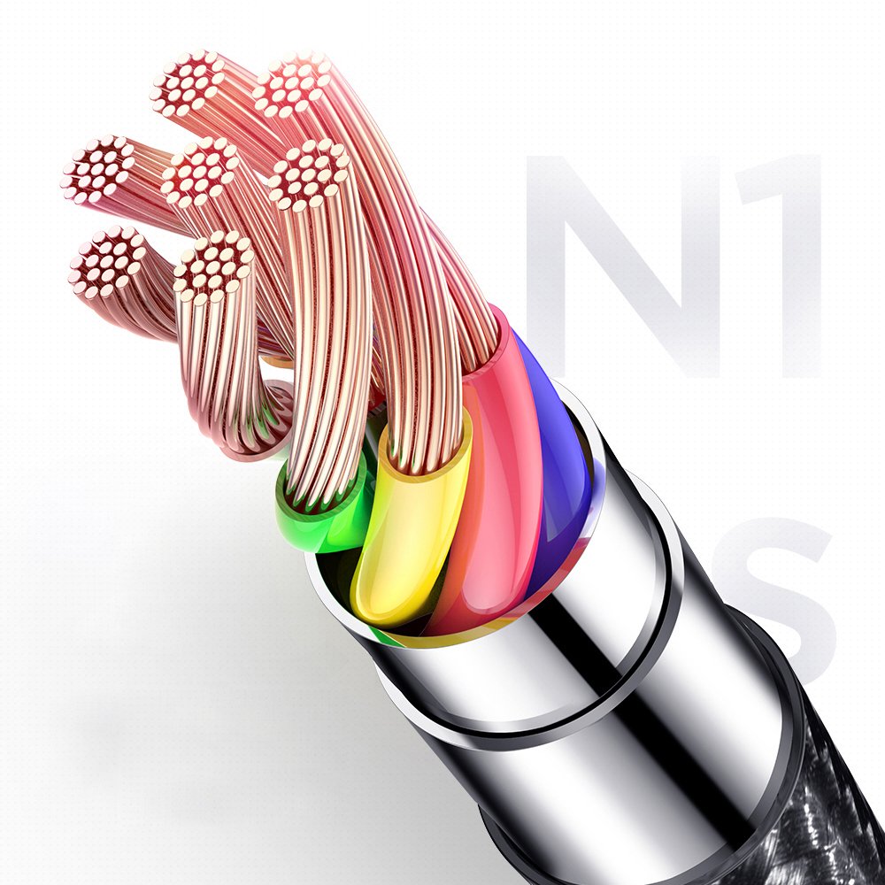 Picture of Joyroom S-0230N1 Micro Fast Charging and Data Cable 0.2M - Red - Red