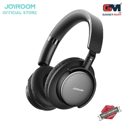 Picture of Joyroom JR-OH1 Long Battery Life Bluetooth Headset with Noise Cancelling Microphone - Black - Black