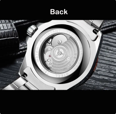 Picture of Tevise Top Brand Men Mechanical Automatic Fashion Luxury Watch - Black