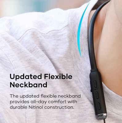 Picture of Wavefun Flex 3 Wireless Bluetooth Nackband Earphone - Black