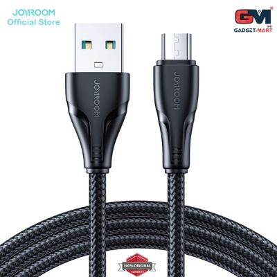 Picture of Joyroom (S-UM018A11) USB cable - micro USB 2.4A Surpass Series for fast charging and data transfer - 1.2m - black - Black