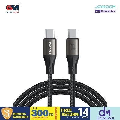 Picture of Joyroom (SA25-CL3) Light-Speed Series 30W Fast Charging Data Cable (Type-C to Lightning) 1.2m-Black - Black