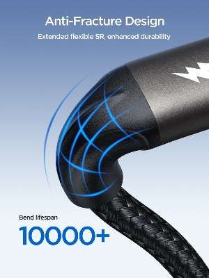 Picture of Joyroom (SA25-CL3) Light-Speed Series 30W Fast Charging Data Cable (Type-C to Lightning) 1.2m-Black - Black