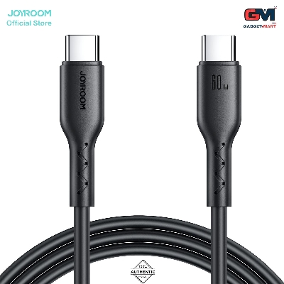Picture of Joyroom (SA26-CC3) Flash-Charge Series 60W Fast Charging Data Cable (Type-C to Type-C) 1m - Black - Black