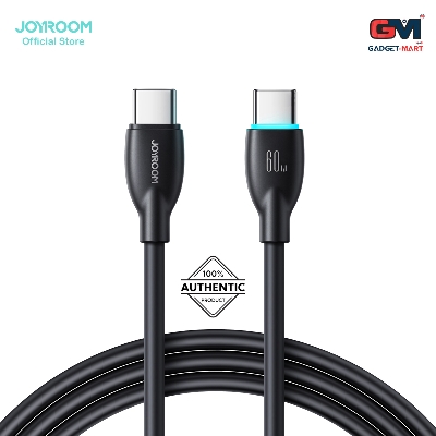 Picture of Joyroom S-A30 Star-Ring Series 60W Fast Charging Data Cable (Type-C to Type-C) 1m-Black - Black
