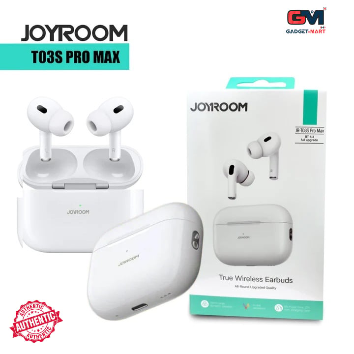 Picture of Joyroom JR-T03S Pro Max True Wireless Earbuds- White - White