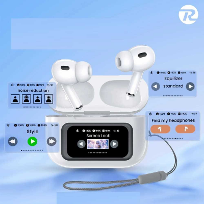 Picture of REMAX Cozypods W30N Noise-Cancelling True Wireless Earbuds with Touch Screen - White - White
