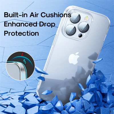 Picture of Joyroom JR-16FG6 Magnetic Protective Phone Case for iPhone 16 Pro-Matte Transparent - iPhone 16 Pro