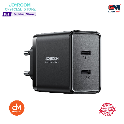 Picture of Joyroom JR-TCF09 40W 2C Fast Charger EU Plug-Black - Black