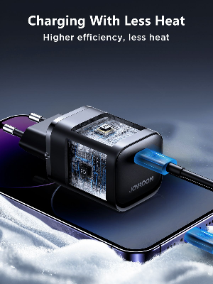 Picture of JR-TCF07EU Speed Series PD 30W Single-Port Charger (EU Plug) -Black - Black