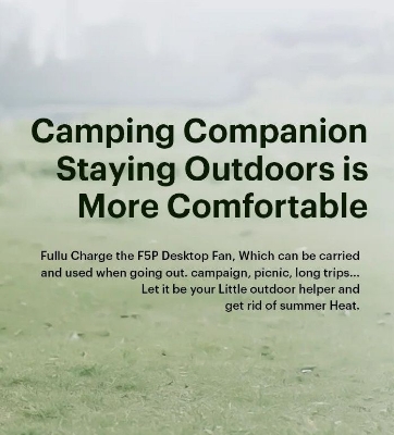 Picture of Xiaomi Solove F5P Desktop Stand Fan with Swing & Extendable - 4000mAh - Black