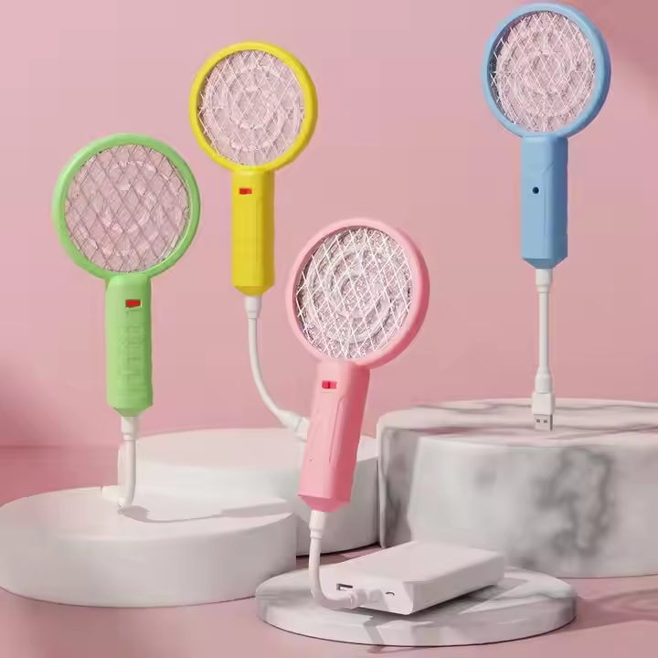 Picture of Lollipop Design Mini Mosquito Killer Lamp Portable Bug Zapper USB Mosquito Swatter - Random Color