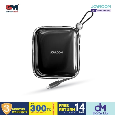 Picture of JOYROOM JR-L003 Jelly Series 22.5W Power Bank 10000mAh with Lightning Cable - Black
