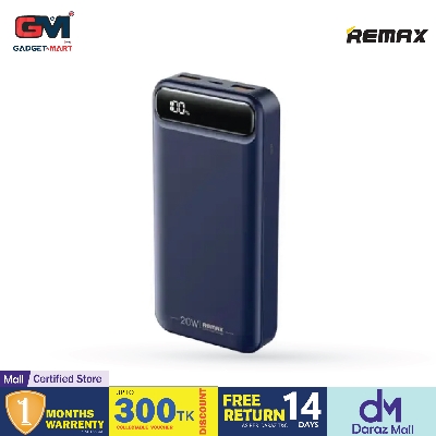 Picture of Remax RPP-521 20W+22.5W Fast Charging Powerbank 20000mah Power Bank - Blue