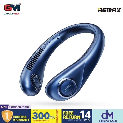 Picture of Remax F23 Bladeless Rechargeable Neck Fan - Blue