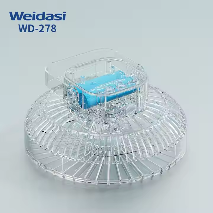 Picture of Weidasi WD-278 Portable 3 Speed Table Fan Powerful Air Cooler Stand Ceiling Camping Fan Desktop Fan - Grey