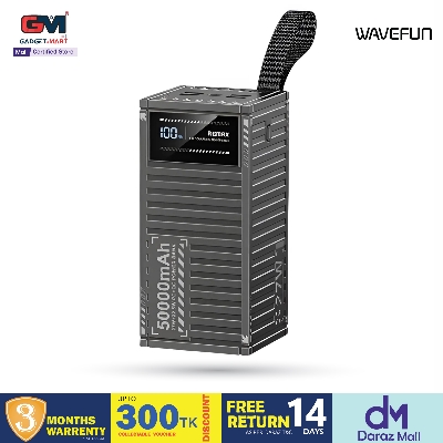 Picture of REMAX RPP-161 Container Series PD27W+ QC22.5W Fast Charging 50000mAh Power Bank - Black - Black