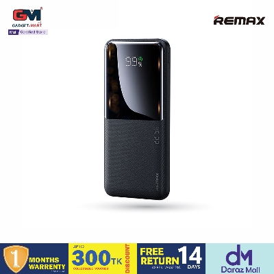 Picture of Remax RPP-622  LED Digital Display Portable PD20W Fast Charging 10000mAh Mobile Charging Power Bank - Black