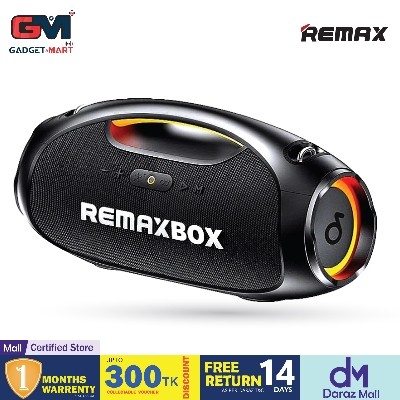 Picture of REMAX RB-M73 Venattle Series Music War Drum Portable Wireless Speaker (120W) - Black - Black