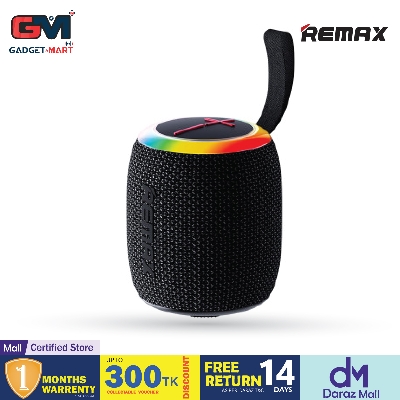 Picture of REMAX RB-M81 Party Light Portable Wireless Bluetooth Speaker (7W) - Black - Black