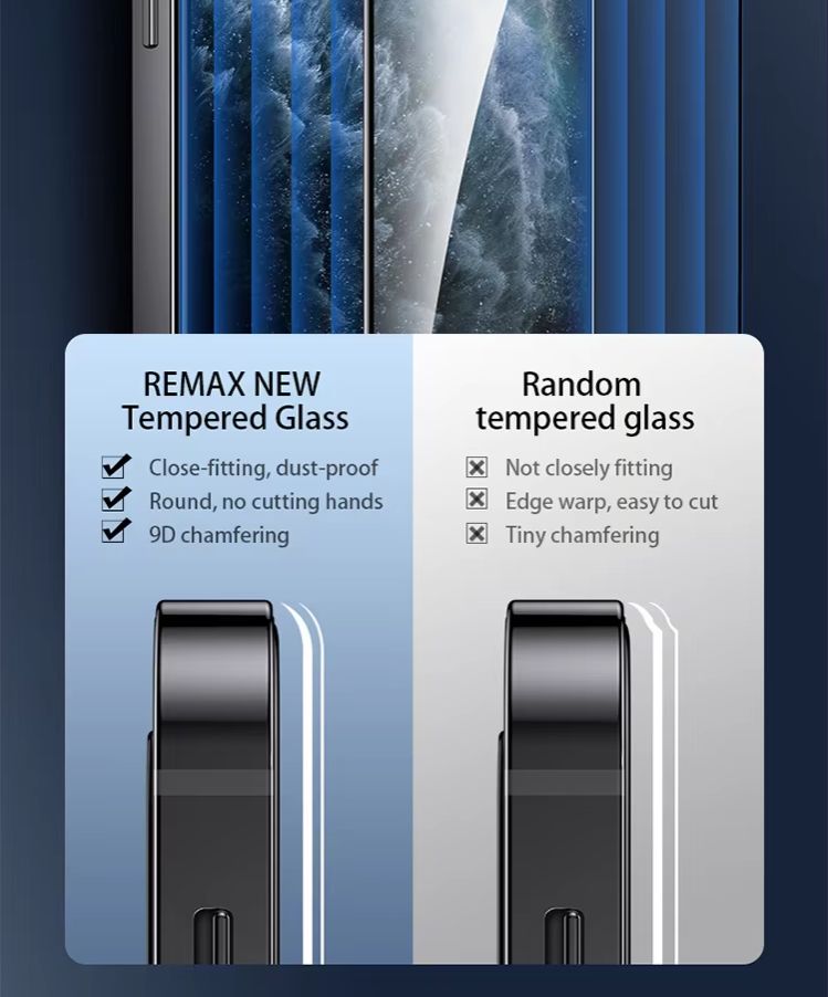 Picture of REMAX GL-27 Privacy Tempered Glass Screen Protector for iPhone 16 Pro Max - iPhone 16 Pro max