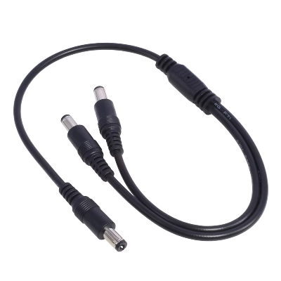 Picture of GearUP 2-in-1 DC Cable For use 2 Devices on WGP/ SKE mini UPS (2.1x5.5mm Plug) - Black